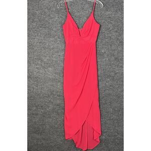 White Closet Women’s Dress Size Small Pink Sleeveless Bridal Party Formal Event